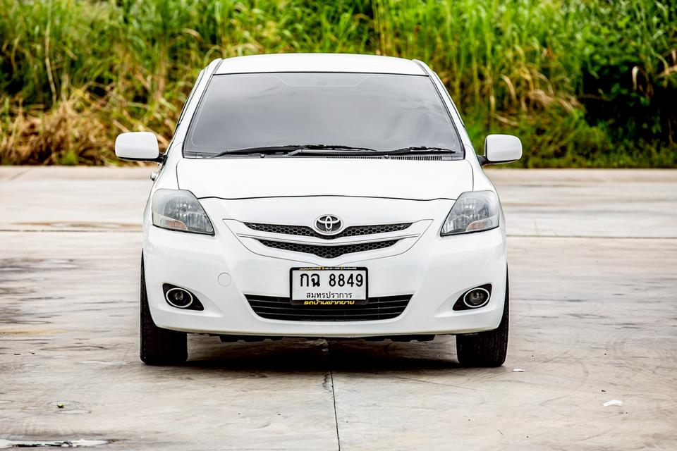 Toyota Vios 1.5E ปี 2009 เกียร์ออโต้ สีขาว