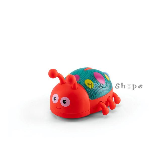 Ladybug Pull Toys Series ตุ๊กตาแมลงเต่าทองไขลาน ของเล่นสุดสนุกที่ไม่ต้องใช้ถ่าน ของเล่นน่ารักๆ สีสันสดใส 4