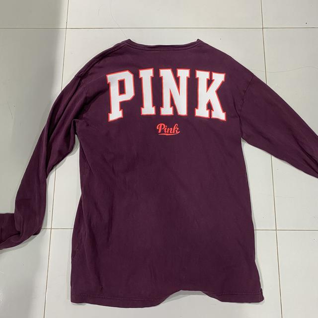 เสื้อแขนยาว pink มือสอง 2