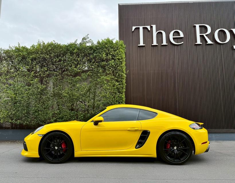 Porsche 718 Cayman สีขาว Warp เหลือง ปี 2018 จด 2019 ประวัติเข้าศูนย์ชัดเจน