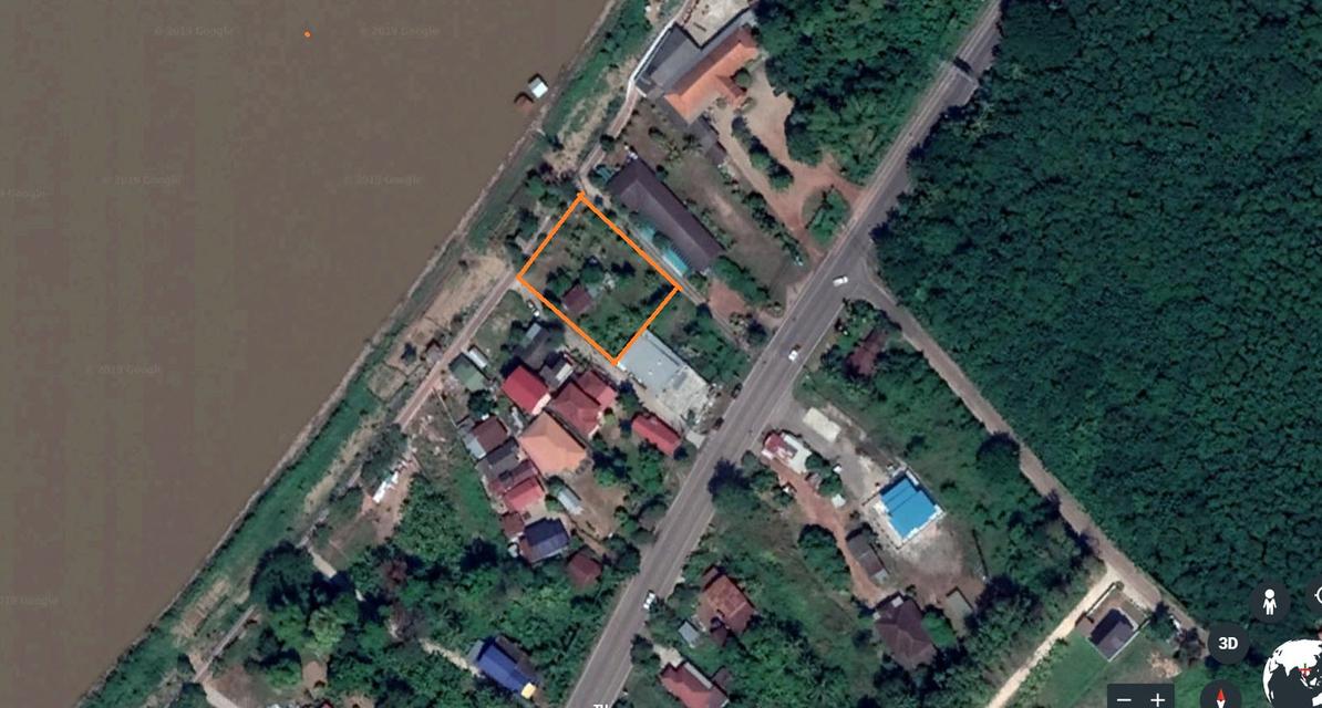 ที่ดินใน เมืองหนองคาย ติดแม่น้ำโขง ติดถนนซอย2ด้าน เหมาะปลูกบ้าน หรือ โรงแรม ขี่จักรยานเลาะแม่น้ำถึงกลางเมือง 1