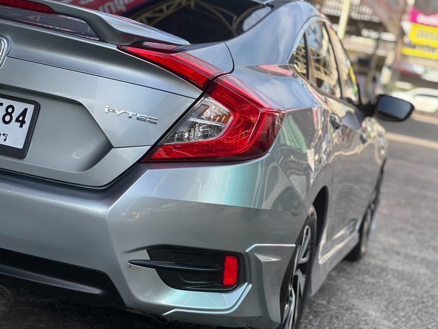 HONDA CIVIC FC ปี 2016 รุ่น 1.8 EL ออโต้ สีเทาเมทัลลิก รถบ้านมือเดียว เลขไมล์น้อย 19x,xxx km ดูแลอย่างดี รูปที่ 7