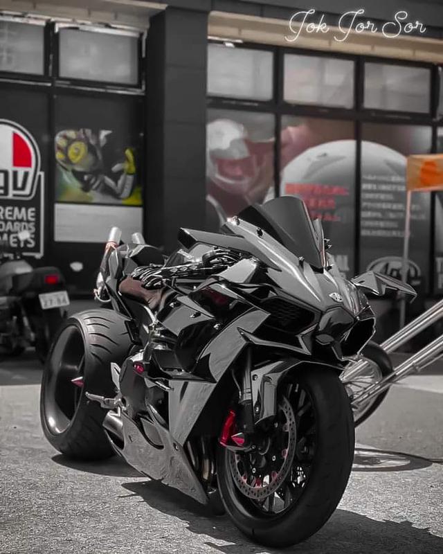 Kawasaki Ninja H2Rสีดำ 3