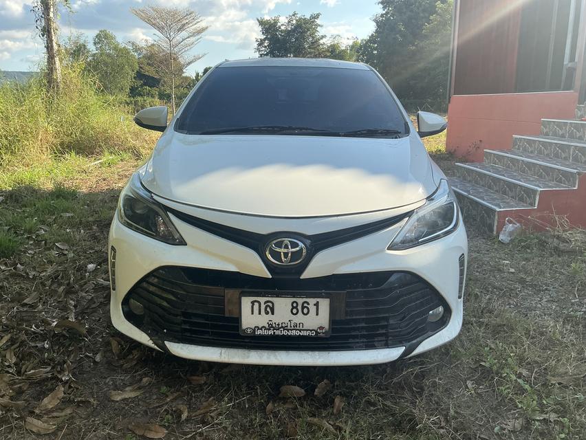รถยนต์ vios 2017 สีขาว ตัวท็อป รถบ้านขายเอง