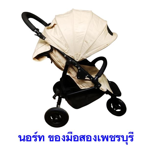 รถเข็นเด็ก 3 ล้อ Air Buggy Co Co สีครีม มือสอง