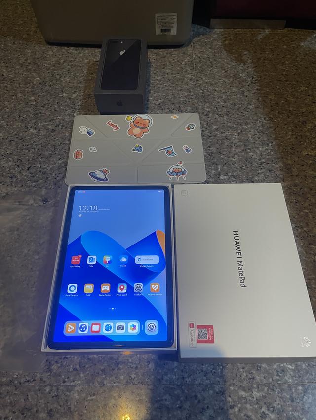 ขายHuawei MatePadสีดำ128กิ๊กสูนTrueยกกล่องไร้รอยตกใช้งานดีทุกๆฟังชั่นถูกๆๆ