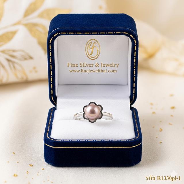เสริมดวงด้วยอัญมณีแท้! Fine Birthstone Sale แหวนมุกแท้ R1330pl