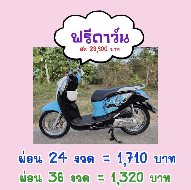  ใช้เพียง 8 พัน km. Honda scoopy i  1