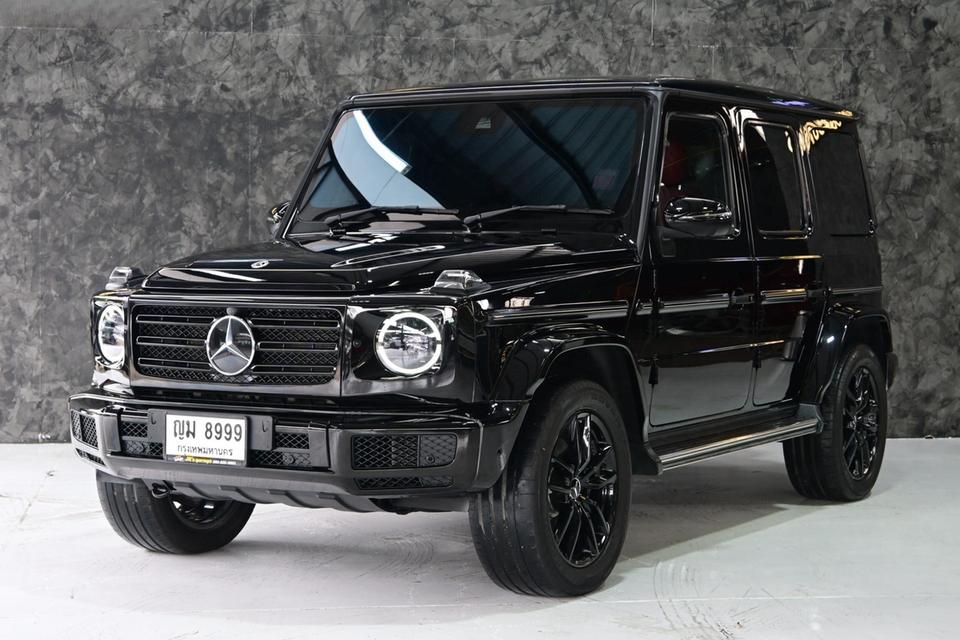 (แจ้งรหัสรถ JRS8999) MERCEDES-BENZ G400d สีดำ ภายในแดง ลงตัวมากๆ