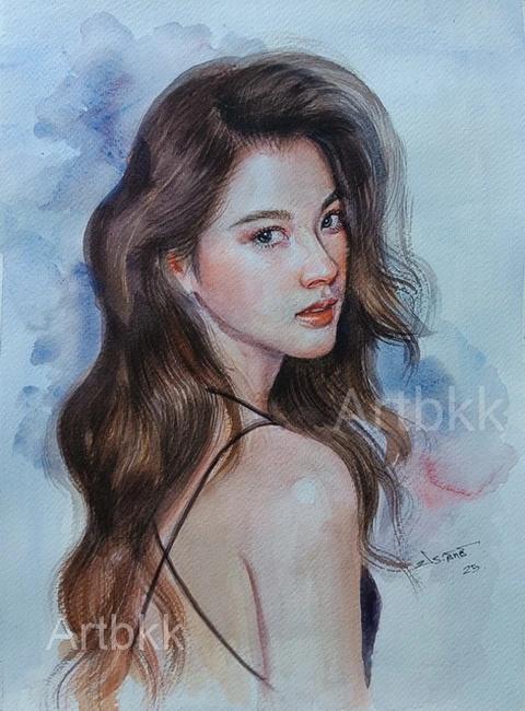 รับวาดภาพคนเหมือน รับวาดภาพสีน้ำมัน รับวาดภาพสีน้ำ รับวาดภาพลายเส้นดรออิ้ง ของขวัญวันเกิด ของขวัญให้แฟน ภาพวาดมงคล ภาพวาดเสริมฮวงจุ้ย ภาพวาดตกแต่งบ้าน รูปที่ 20