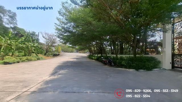 ขายที่ดินถมแล้ว 313 ตรว.ใกล้ทางเข้า-ออกถนนบางนา-ตราด 26โครงการรอยัล เพลส ด้านหลังติดวิวน้ำ ต้นไม้ล้อมรอบ บรรยากาศดี สมุท 6