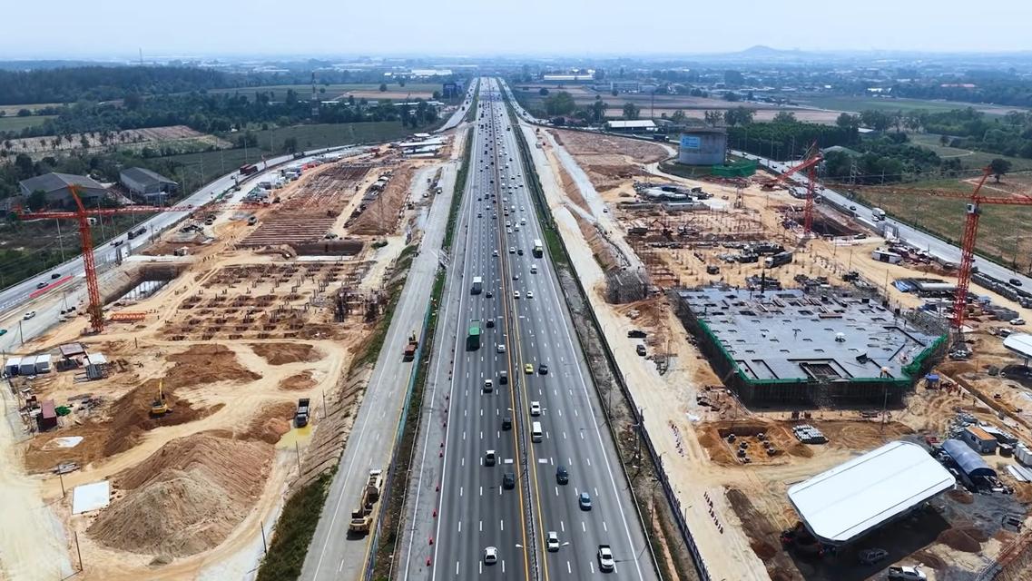 ขายที่ดินศรีราชาเนื้อที่ 30-1-43ไร่ ติดถนนมอเตอร์เวย์ กม.93ใกล้จุดพักรถ มอเตอร์เวย์ M7 ต.สุรศักดิ์ อ.ศรีราชา จ.ชลบุรี 3