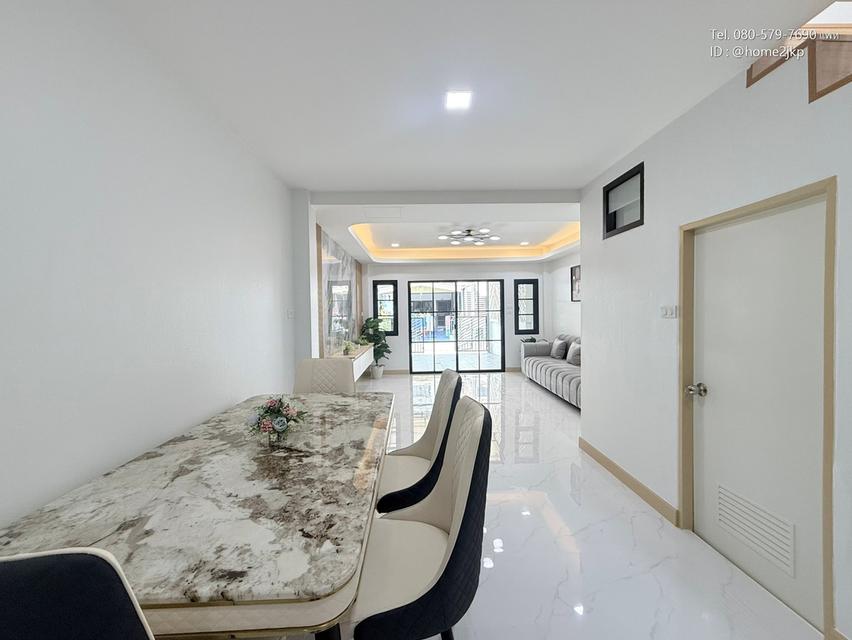หมู่บ้านกิตติชัยวิลล่า 3 ถนนคู้คลองสิบ ทาวน์เฮาส์ 2 ชั้น รีโนเวทใหม่ สภาพสวยเหมือนใหม่ 9