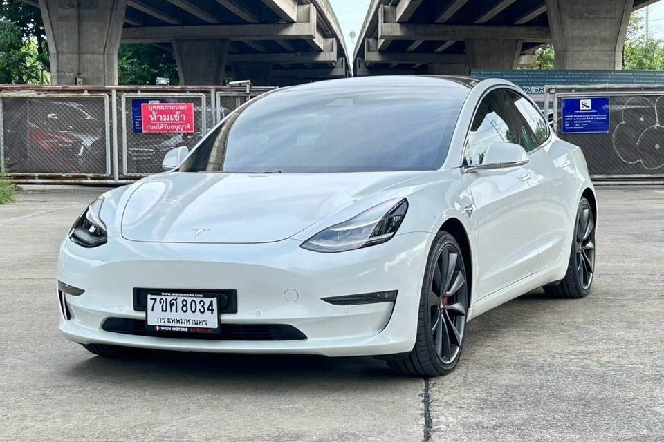2020 Tesla Model 3 Performance AWD AT มือเดียวป้ายแดง  รุ่นท๊อป Panoramic Glass Roof ไมล์น้อย