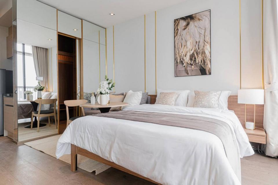 ให้เช่า​ห้องชุด​ Park​ Origin​ Phrom​ Phong​ 26 ตร.ม​ 1​ studio 1 น้ำ​ พร้อมเฟอร์ 2