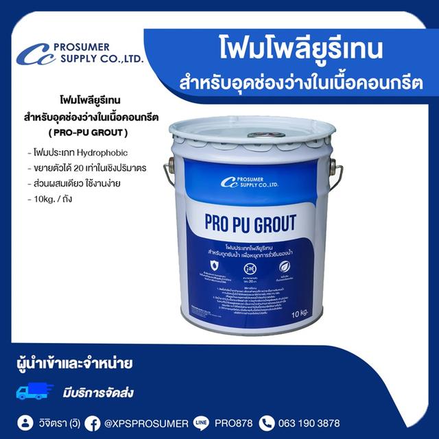 โฟมประเภทโพลียูรีเทน สำหรับซ่อมน้ำรั่วซึม ( PRO-PU GROUT) 6