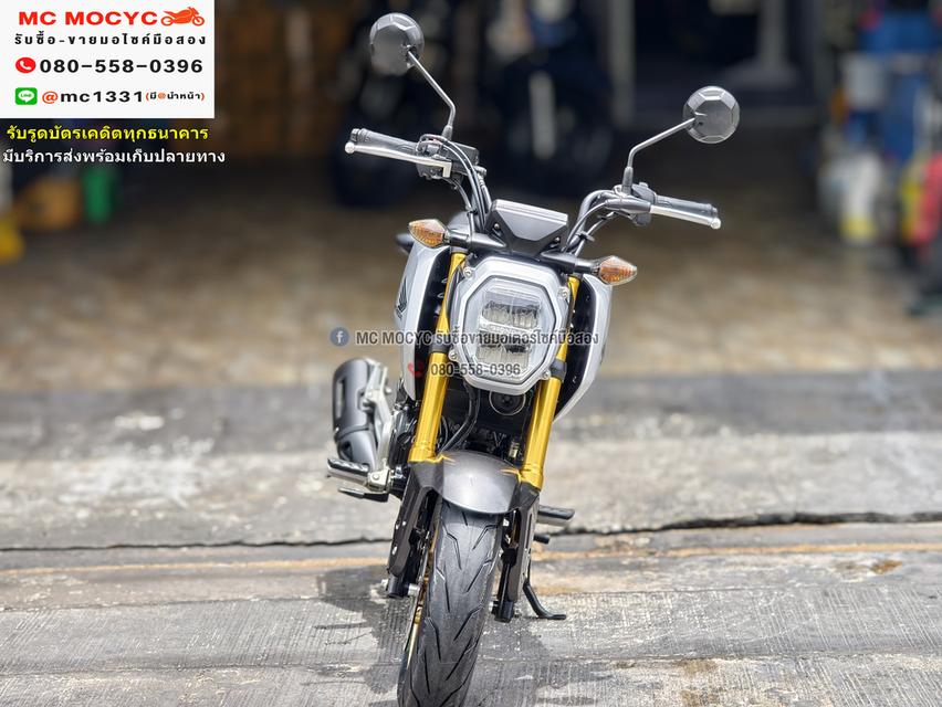 Msx Grom abs 2022 วิ่ง10000โล รถบ้านแท้ไม่ใช่รถประมูล เครื่งท่อเดิมชุดสีสวย มีเล่มชุดโอนครบ  No1137