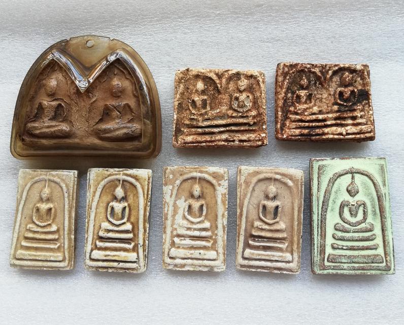 พระขุนแผนพลายคู่กรุบ้านกร่าง สมเด็จคะแนนคู่ สมเด็จสองหน้ากรุวังหน้า 2