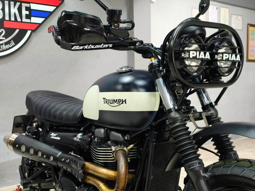ออกถ 0 บาท Triumph Street Scrambler 900 ปี 2018 abs 🇬🇧 รถมือเดียว ของแต่งหลักแสน รูปย่อยที่ 3