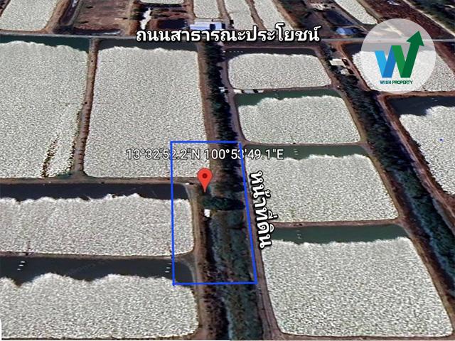 ขายที่ดินในบางปะกง ฉะเชิงเทรา ต.หอมศิล ขนาดพื้นที่ 1 ไร่ 3 งาน 65.8 ตารางวา