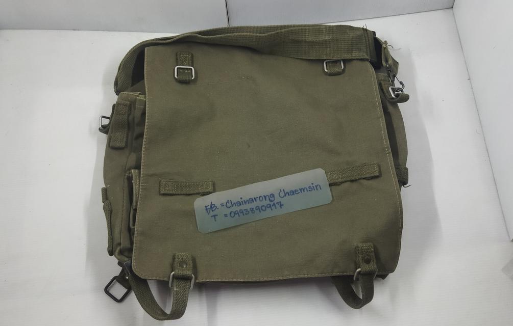 ขายกระเป๋าผ้า Canvas ของทหารเยอรมัน ยุคสงครามเย็นขาย 950 บาทพร้อมส่ง  t.0993890917