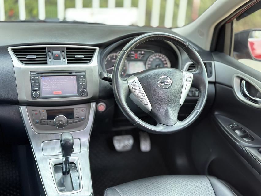 รหัสรถ PAT5946 Nissan Pulsar 1.8V Navi AT 2013 สีแดง รูปที่ 10