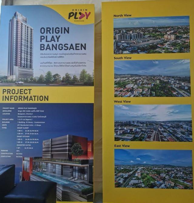 CM04326 ขายดาวน์ คอนโด ออริจิ้น เพลย์ บางแสน Origin Play Bangsaen ถนนลงหาดบางแสน 7