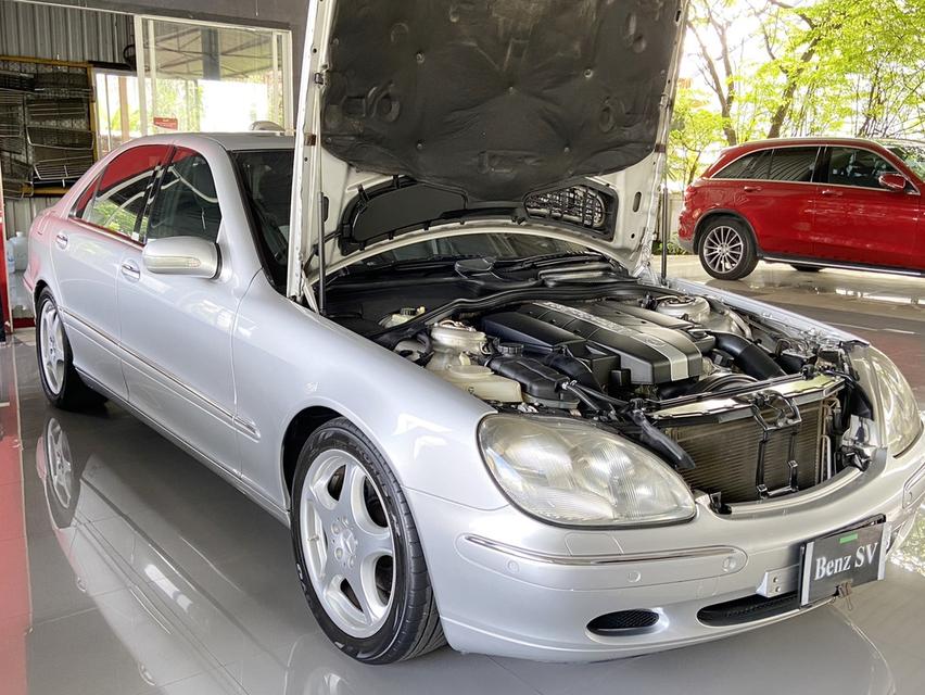 S-Class ของสะสมของหายาก Mercedes-Benz S320L W220 ปี 2000 รูปที่ 4