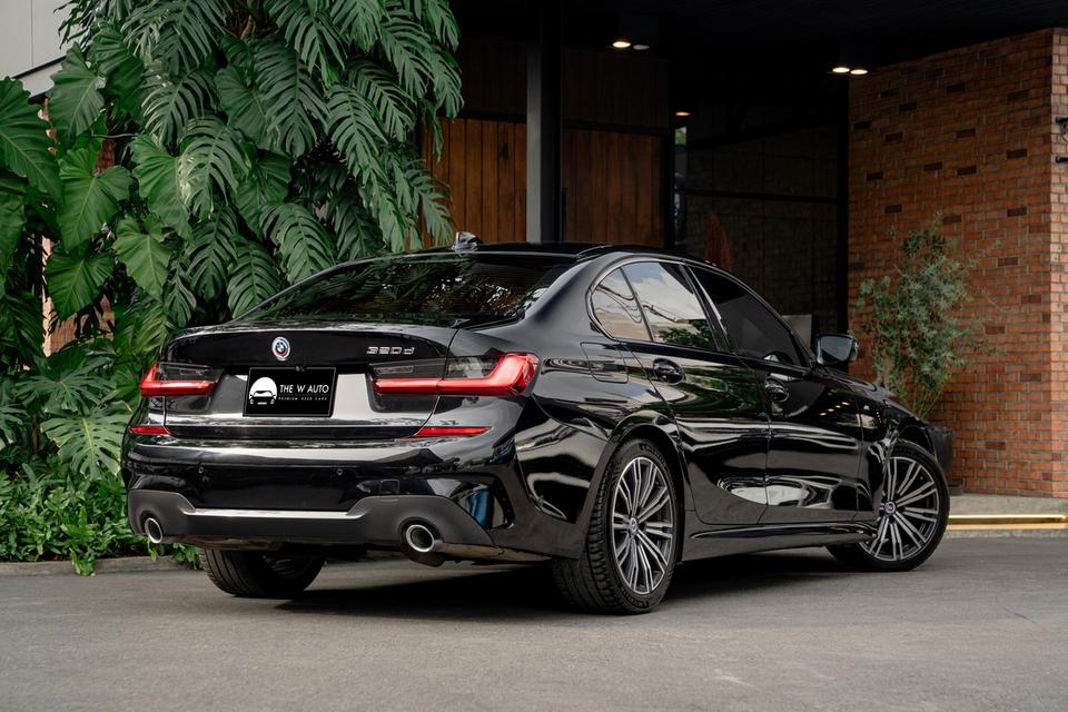 BMW 320d M Sport โฉม G20 ปี 2022 📍เข้าใหม่! 𝗕𝗠𝗪 𝟯𝟮𝟬𝗱 ดีเซล ตัวท็อปพร้อม BSI & Warranty ศูนย์ 👍🏼