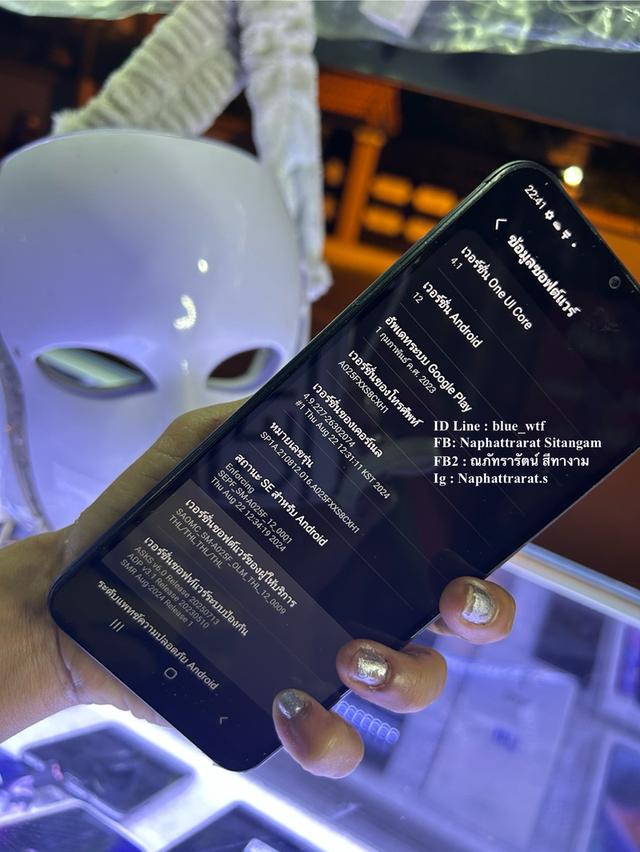Samsung A02s จอง6.52นิ้ว 4G 2ซิม Rom64 Ram4 Android12โหลดได้ทุกแอพ ใช้งานปกติ ได้ทุกซิม 3