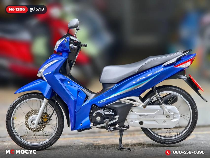 Honda Wave 125i 2018 สตาดมือ เครื่องเดิมเสียงเงียบ ใช้งานได้ปกติ มีเล่มเขียวชุดโอนให้ครบ No.1206 รูปที่ 6