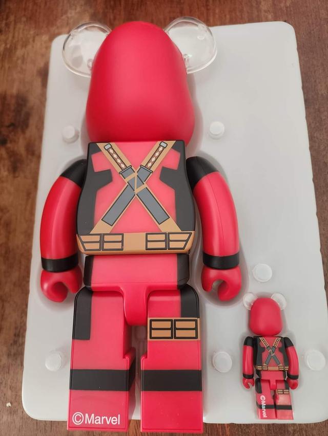 Very Rare Bearbrick Deadpool 400%+100% 3