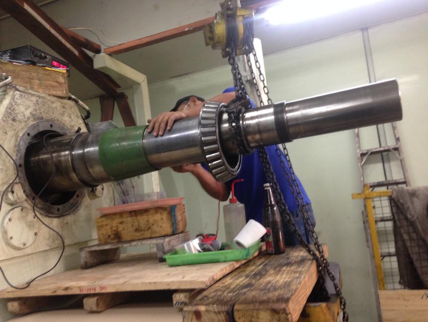 ซ่อมแกนเพลาที่เป็นรอยสึกทุกชนิด รูปที่ 8