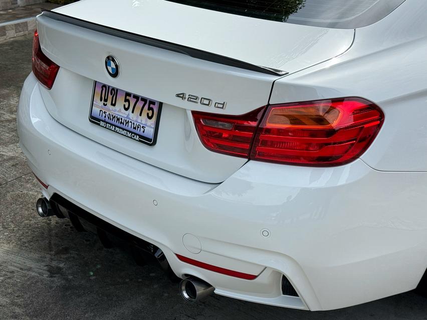 2016 BMW 420D MSPORT รถมือเดียวสภาพป้ายแดง รถวิ่งน้อยเพียง 7X,XXX กม รถไม่เคยมีอุบัติเหตุครับ 9