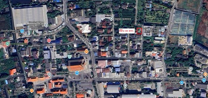 D010 ขายที่ดิน 88ตรว. ซอยพุทธบูชา35 แขวงบางมด เขตทุ่งครุ เหมาะสำหรับปลูกบ้านอาศัย ไม่ต้องถม 4