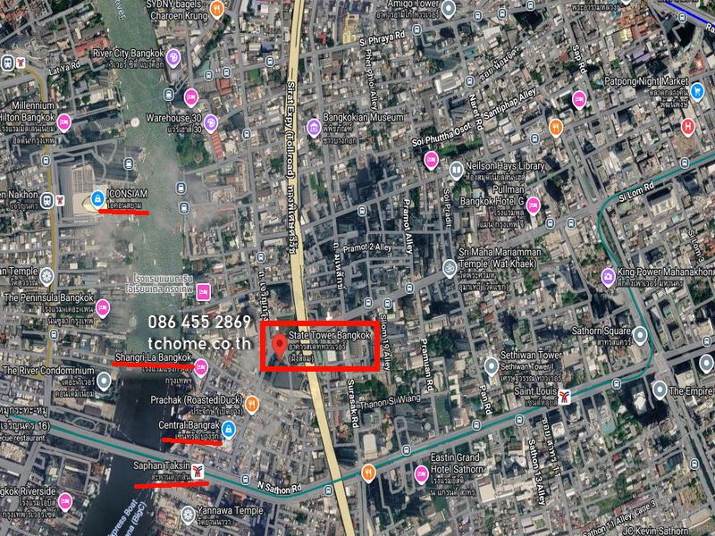 ขายด่วนคอนโด สเตท ทาวเวอร์ Condo For Sale State Tower Silom 161 ตรม. ชั้นสูงวิวสวย ตกแต่งอย่างดี 19