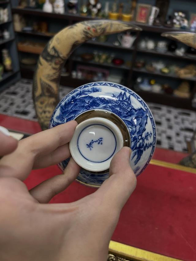 ถ้วยเซรามิก ลายคราม ถ้วยลายคราม 8