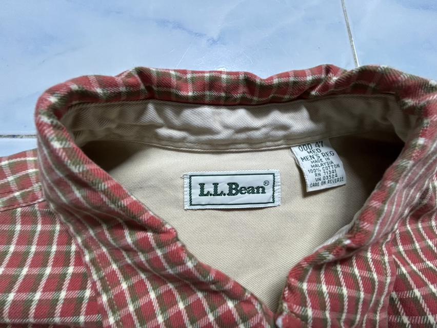Vintage 90s/Y2K L.L.Bean Plaid Shirt - งานแบรนด์ระดับตํานาน สภาพกริ๊ป ✨ รูปที่ 3