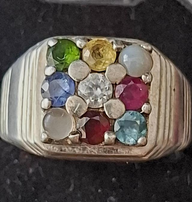 แหวนเงินแท้ (แหวนนพเก้า) รูปย่อยที่ 2