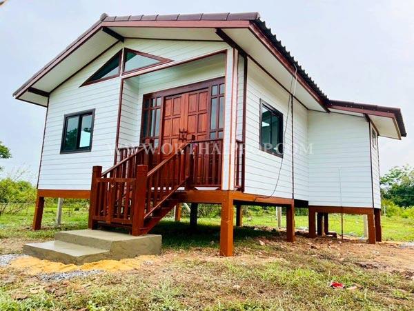 บ้านพร้อมที่ดินถมแล้ว ใกล้ถนนรังสิต-นครนายก คลอง14 ธัญบุรี ปทุมธานี