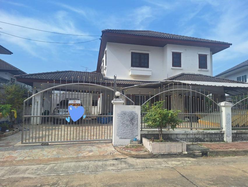 ขายบ้านเดี่ยวถูกสุดในโครงการหลังริมสุดซอยพร้อมอยู่ใกล้สถานีรถไฟฟ้าบางพูลโครงการพัชรวิลล์ บางใหญ่ 1