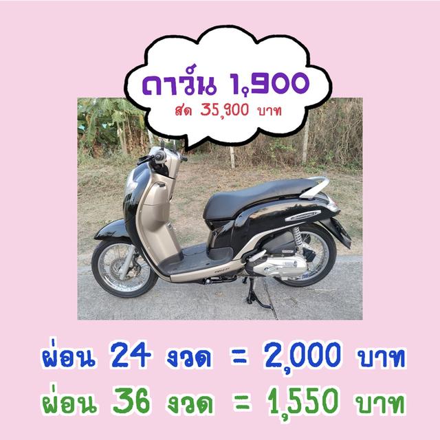  เก็บปลายทาง  Honda scoopy i สด-ผ่อน 2