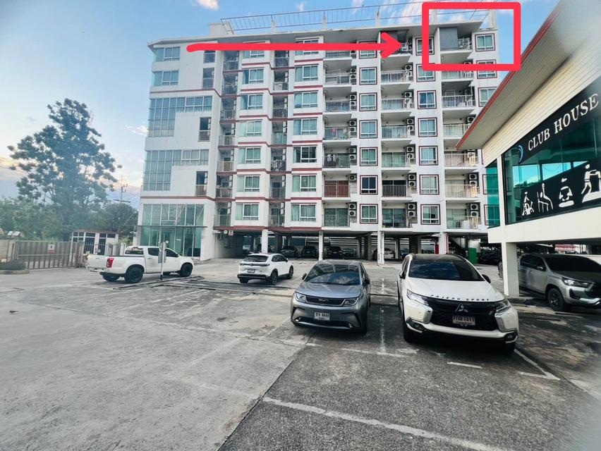 เดอะกั๊ม คอนโดมิเนียม อาคาร Fชั้น 8 ห้องริมสุด ชั้นบนสุด วิวโล่ง ลมดีสุดๆ 1