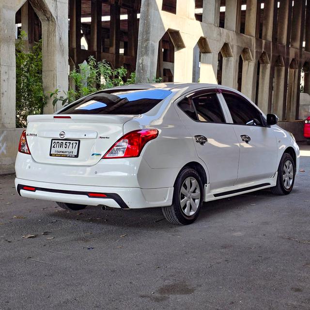 NISSAN ALMERA 1.2 E  ปี 2013 (โฉม ปี11-20) เกียร์ ธรรมดา สีขาว เบนซิน + LPG ไมล์ 297,492 km.  5