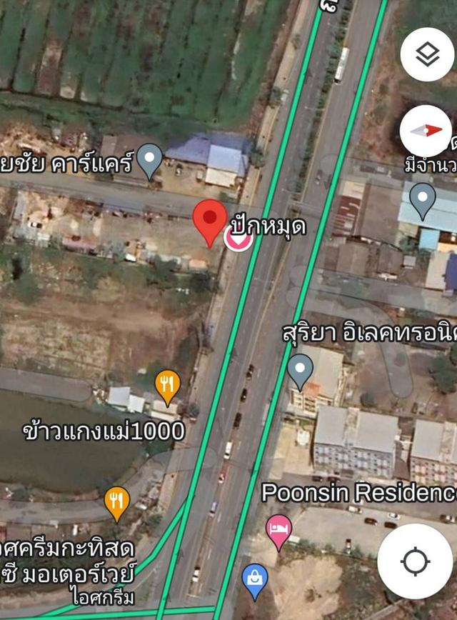ที่ดินเปล่า 1 ไร่ ติดถ.หลวงแพ่ง 6