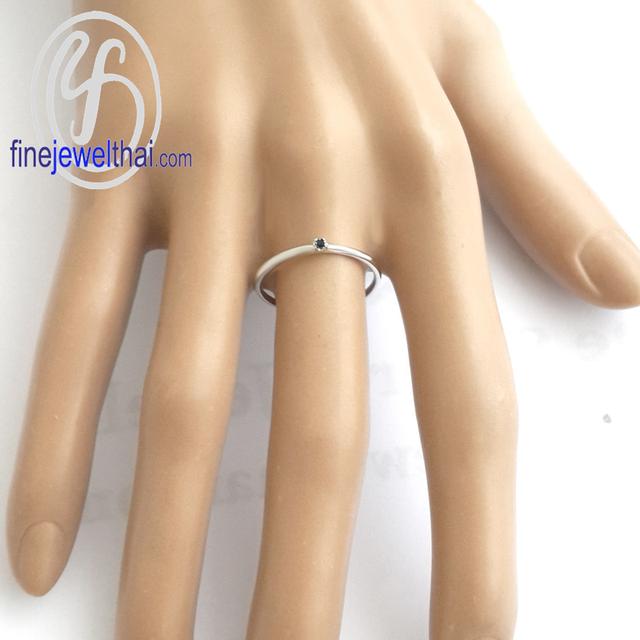 Finejewelthai แหวนนิลแท้-แหวนเงินแท้-R1361on รูปที่ 4