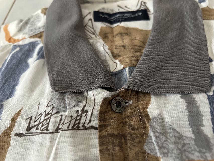 🐻เสื้อคอต่อ 90s MUIRFIELD by Jack Nicklaus งานแท้นําเข้าจากญี่ปุ่น ผ้าคอตตอน 100% ลายหล่อมาก! รูปที่ 5