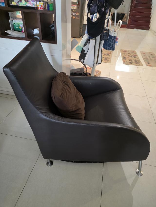 โซฟา ชิ้นเเดียว สีน้ำตาล ขนาดใหญ่ รูปที่ 4