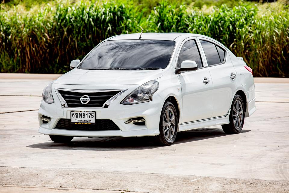 Nissan Almera 1.2E ปี 2016 สีขาว เกียร์ออโต้  