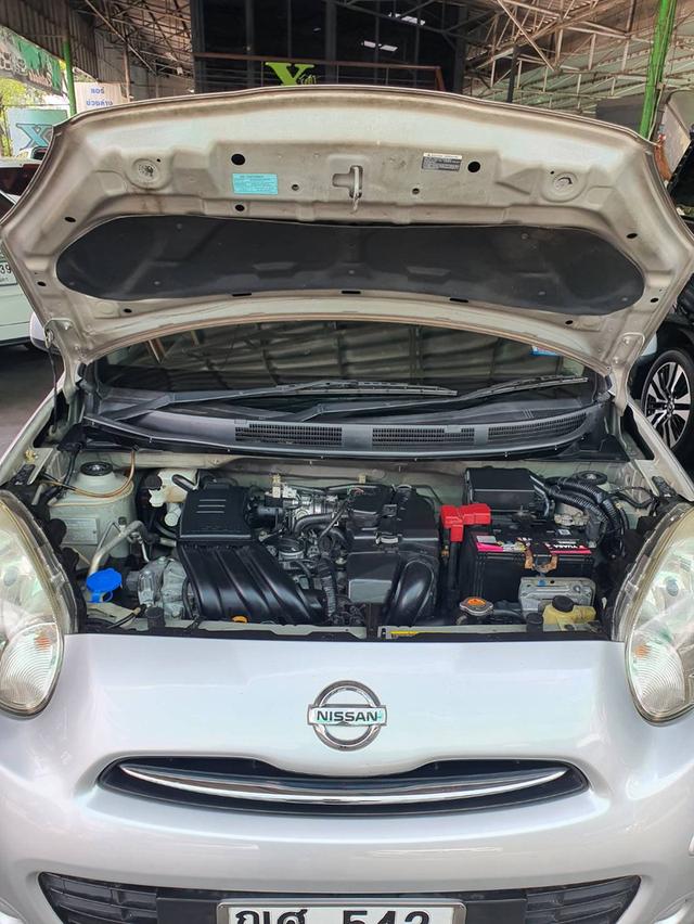 Nissan March 1.2EL ปี 2011 สีบรอนซ์เงิน ออโต้ รถมือ1 11